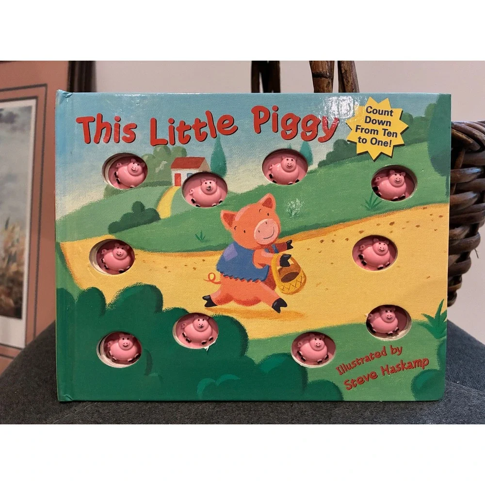 This Little Piggy Teresa Imperato Interactive Squishy Pigs Counting Board Book